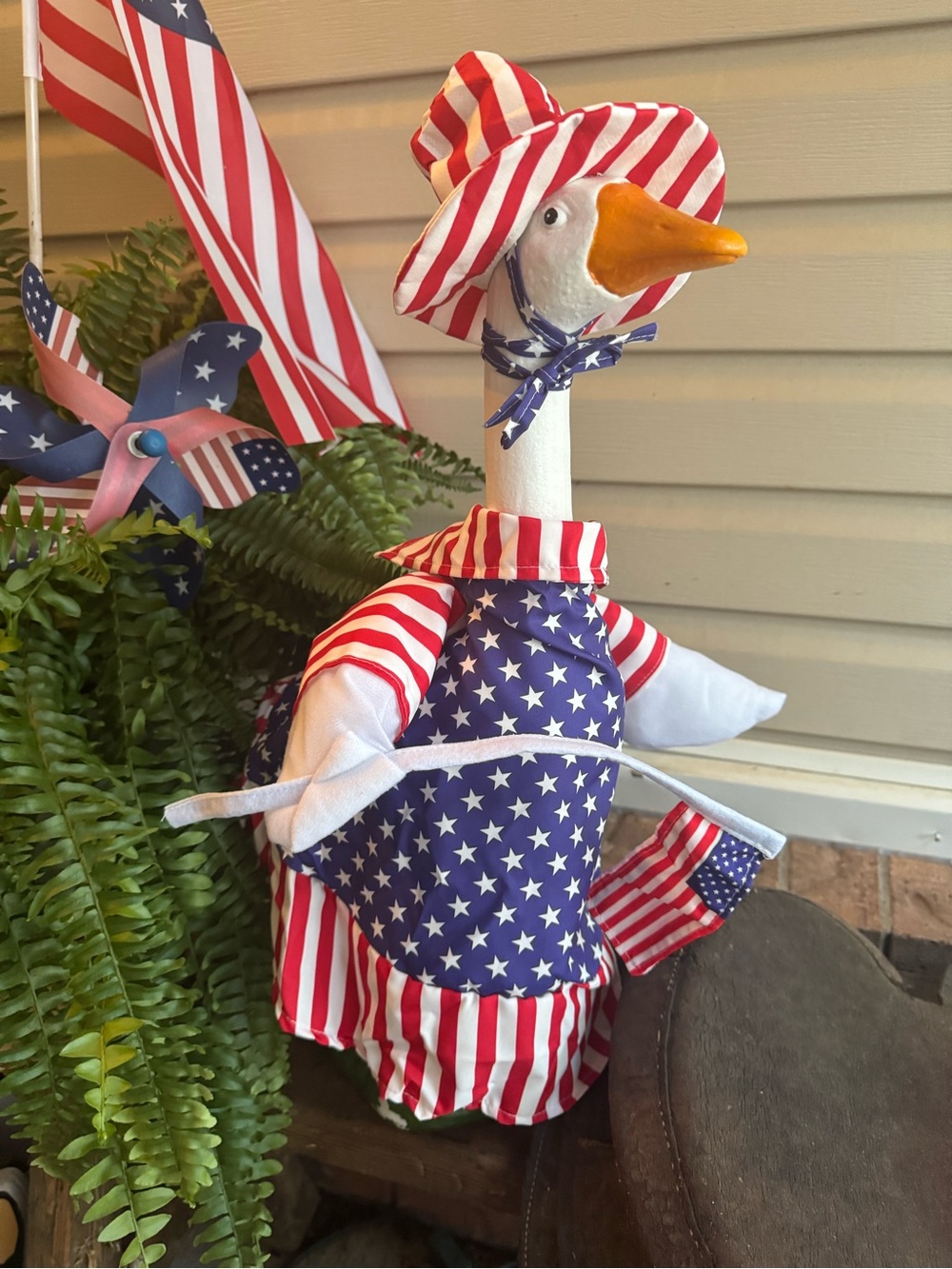 Porch Goose Patriotic Clothes-Goose not Included